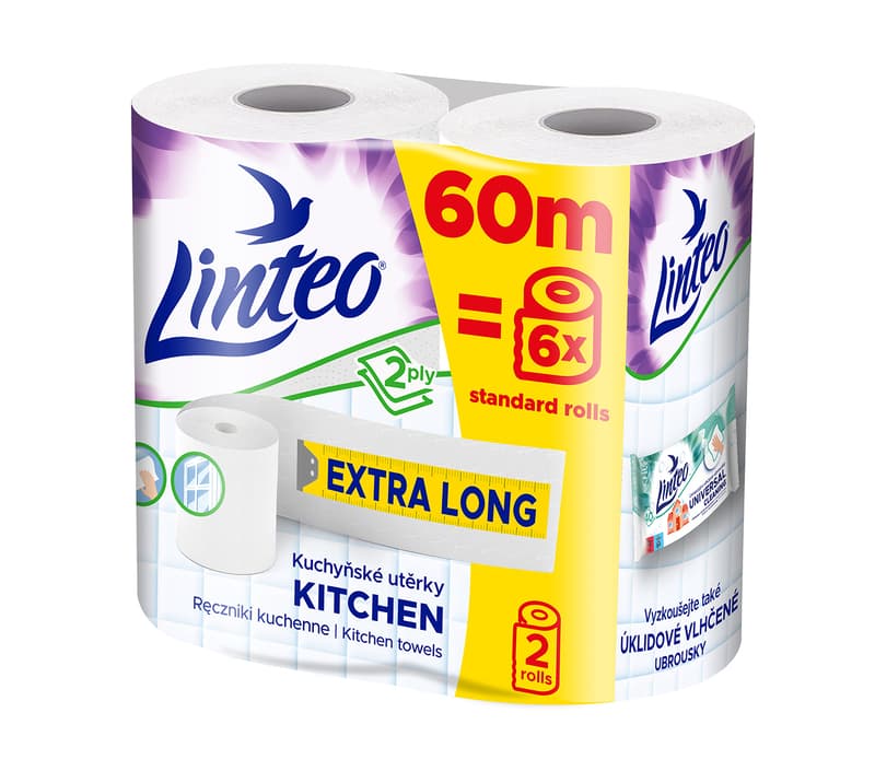 Linteo Kitchen towels XXL, 2-ply