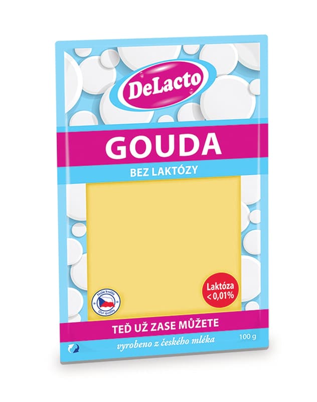 Delacto Gouda slices without lactose