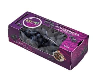 Blueberries, tray