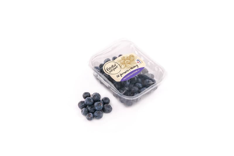 Blueberries, tray