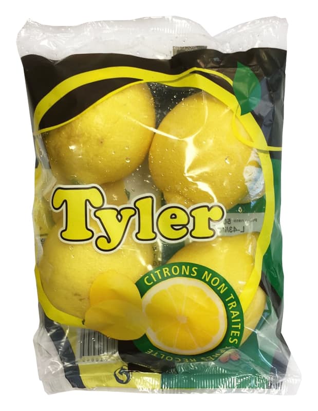 Lemons chemically untreated, bag 4pcs