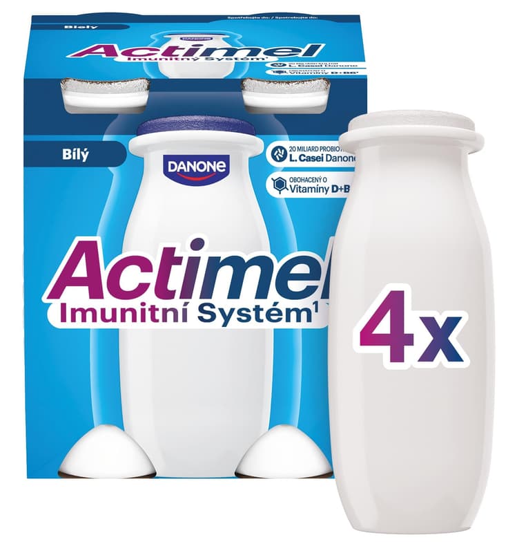 Danone Actimel white sweetened 4x100g