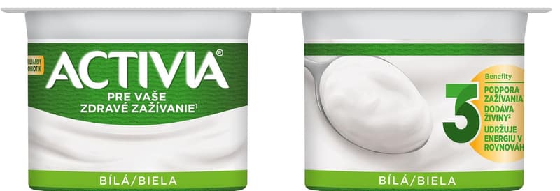 Danone Activia white, 4x120g