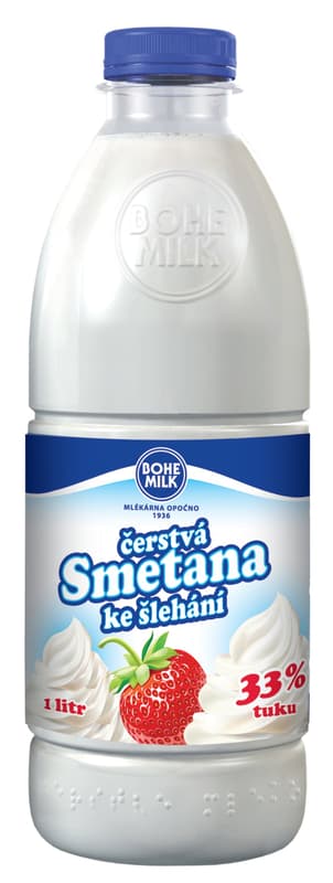 Bohemilk Čerstvá smetana ke šlehání 33%