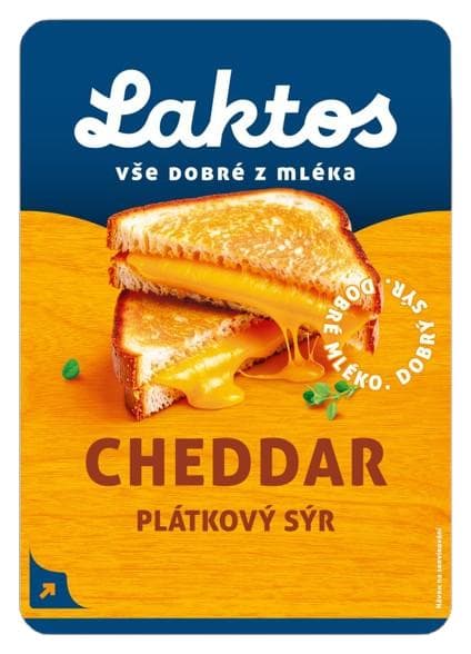 Laktos Cheddar slices 50%