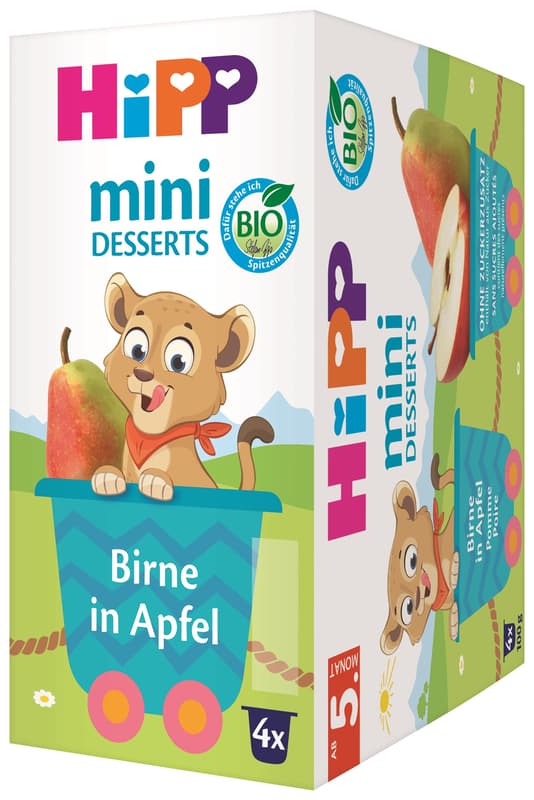 HiPP BIO Apples with pears (4x100g)