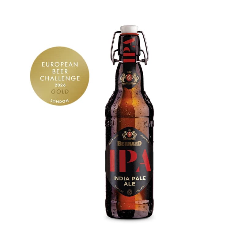 Bernard IPA top fermented light beer