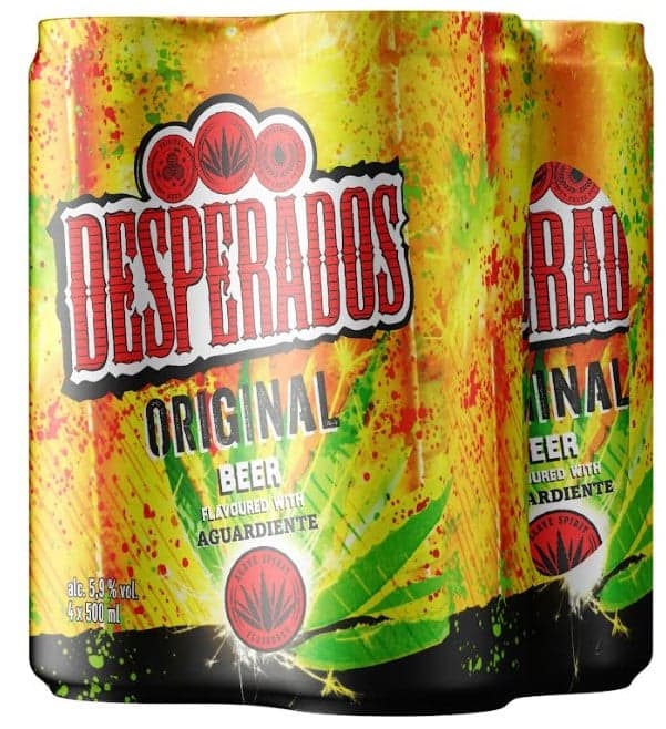 Desperados beer Original 4×0,5 l can