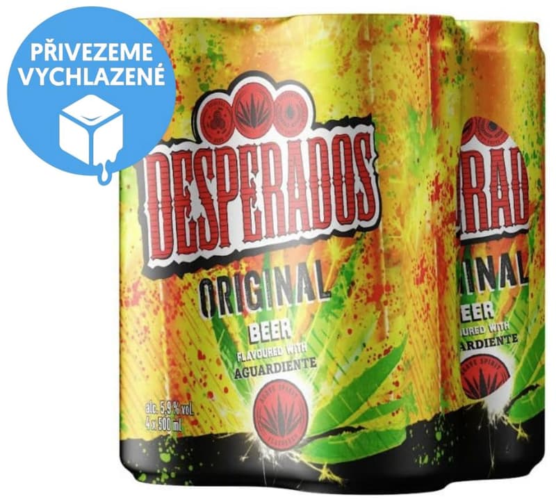 Desperados beer Original 4×0,5 l can