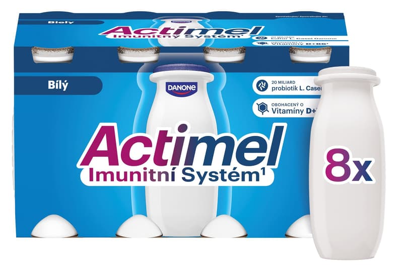Danone Actimel white sweetened 8x100g