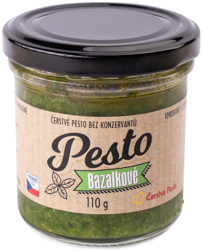 Čerstvá pasta Pesto Bazalkové