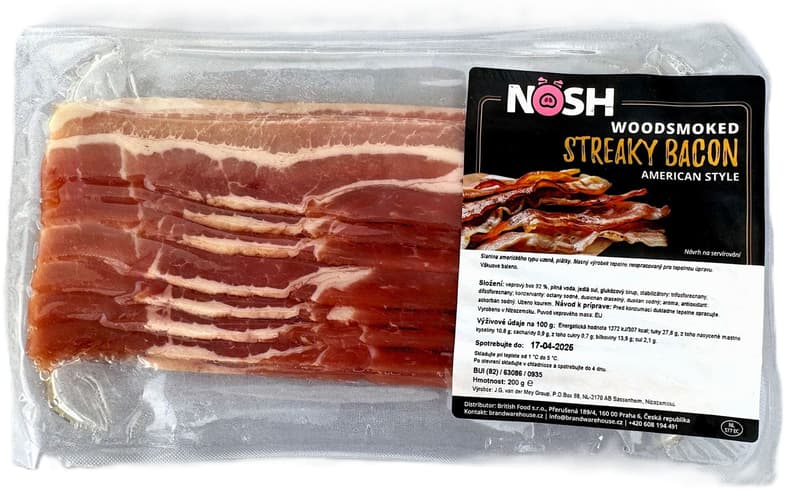 Nosh Wood Smoked Bacon