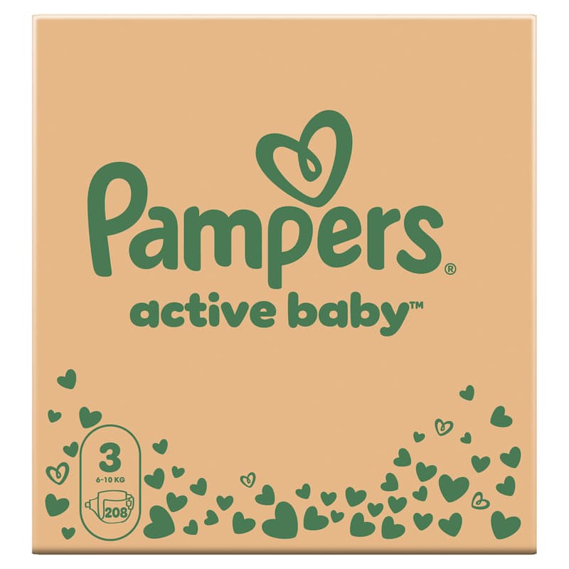 Pampers Active baby disposable diapers 3 (6–10 kg)