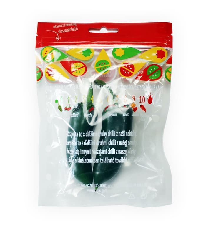 Chilli Jalapeños – pálivost 3; sáček