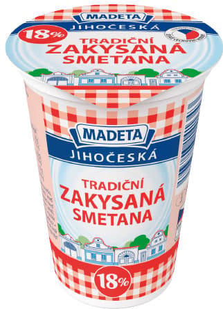 Madeta South Bohemian sour cream 18%
