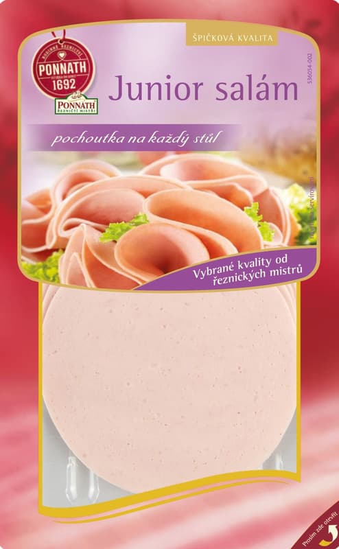Ponnath Junior Salami Sliced