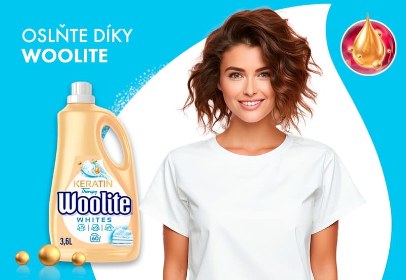 Woolite Extra White Brilliance speciální prací prostředek (3,6 l)