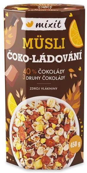 Mixit Muesli Chocolate-bathing