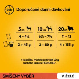 Pedigree Vital protection Kapsičky pro dospělé psy mix v želé 12×100 g