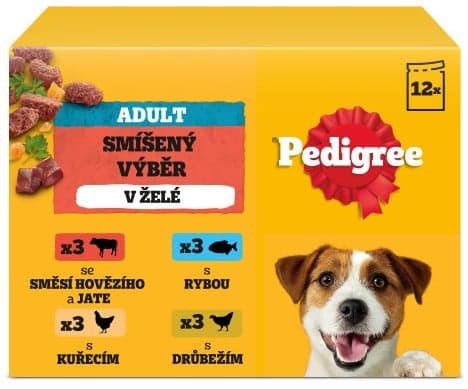 Pedigree Vital protection Kapsičky pro dospělé psy mix v želé 12×100 g