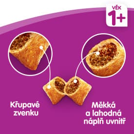 Whiskas Plněné granule s hovězím masem pro kočky