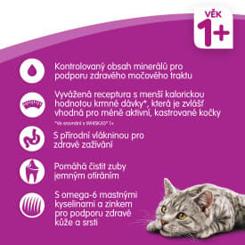 Whiskas Plněné granule s hovězím masem pro kočky