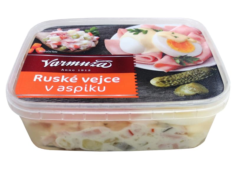 Varmuža Ruské vejce v aspiku