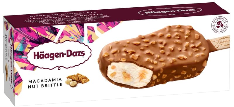 Häagen-Dazs Stick Macadamia Brittle Nutt