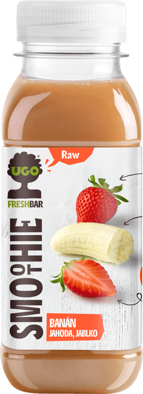 Ugo Fresh banana-strawberry-apple juice