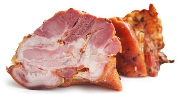 At the Lower Farm Pork Knee without bone