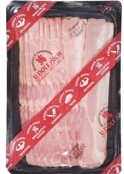 U Dolejších English golden bacon sliced