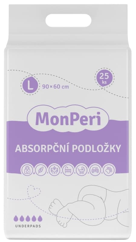 MonPeri ECO Disposable absorbent pads 90 × 60 cm