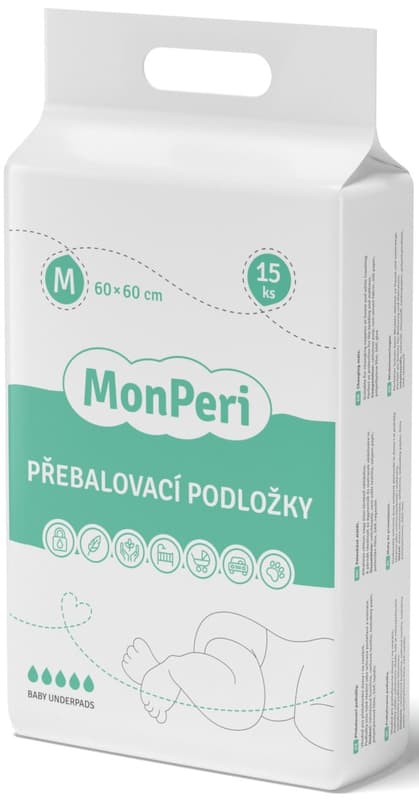 MonPeri ECO Disposable absorbent pads 60 × 60 cm