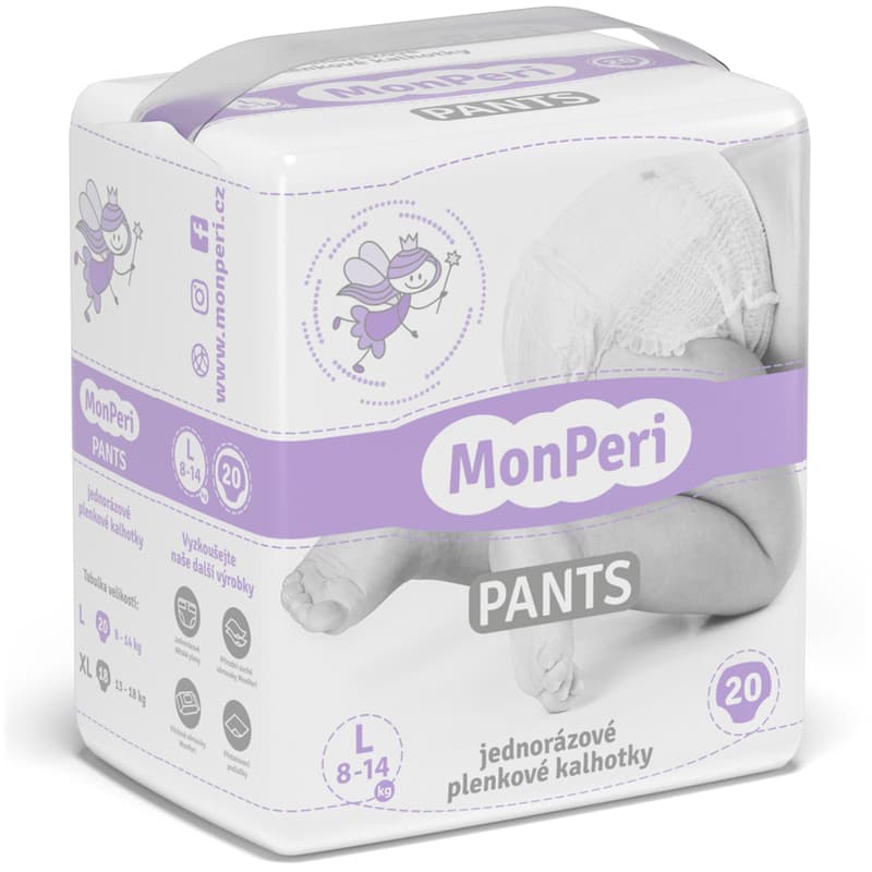 Monperi ECO Disposable diaper pants L (8-13 kg)