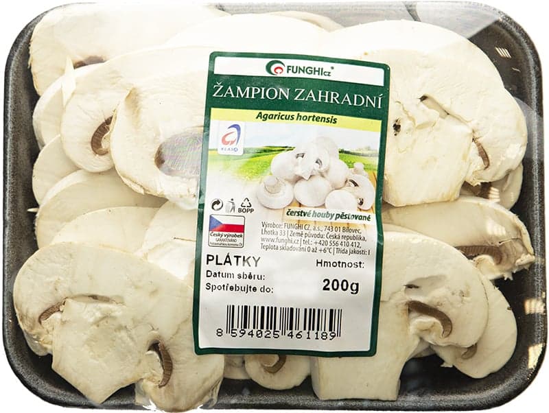 White mushrooms - slices