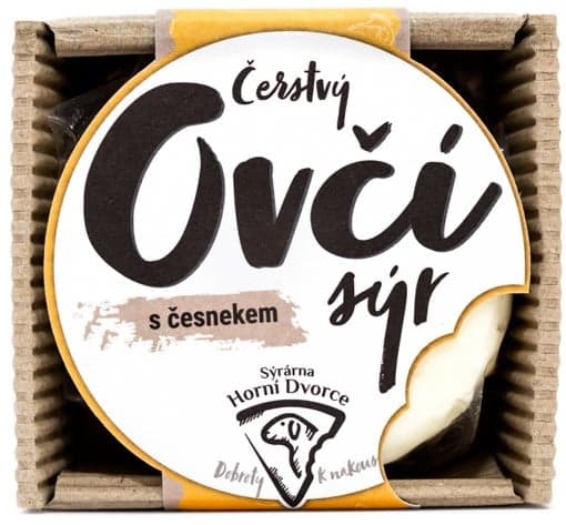 Statek Horní Dvorce Fresh goat cheese with garlic