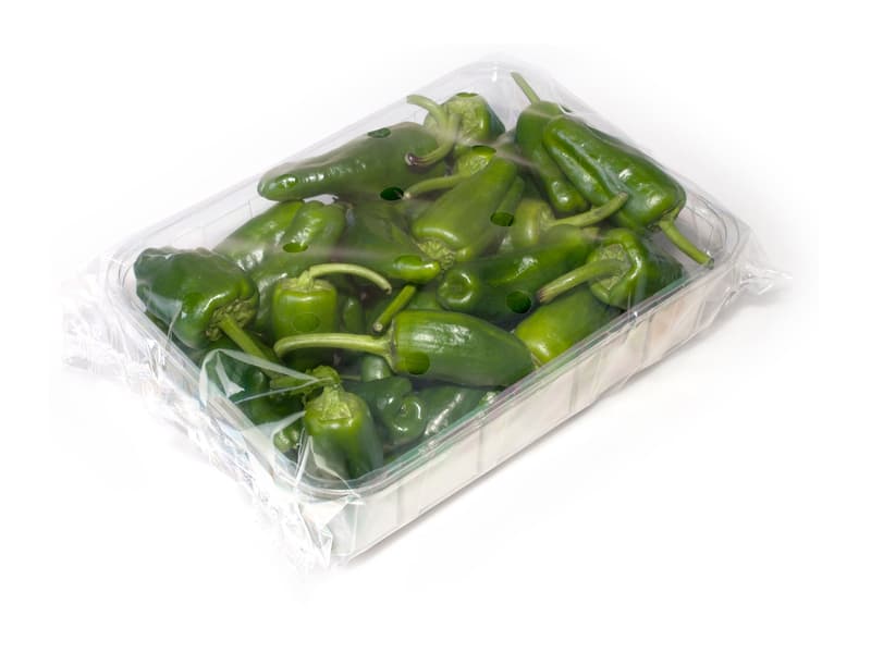 Padrone peppers on the grill, packing