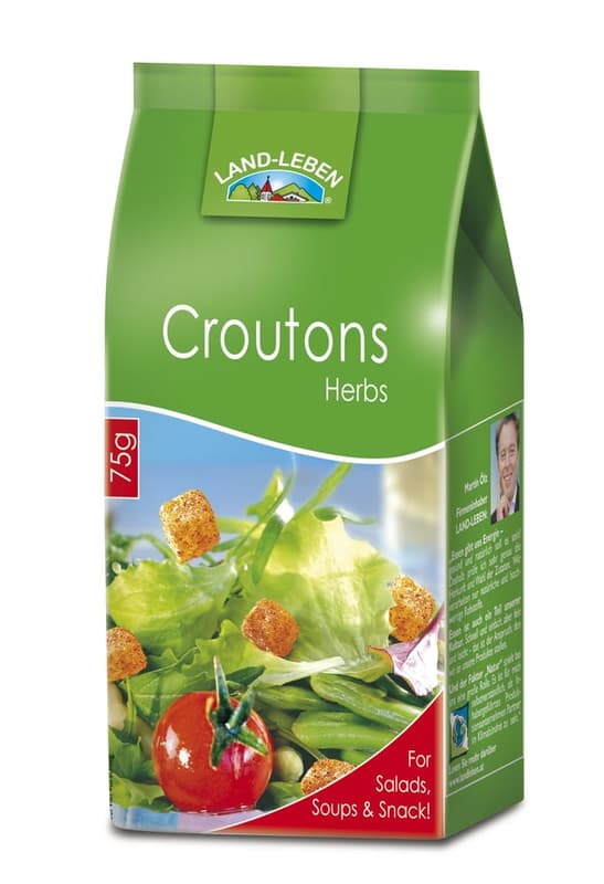 Land-Leben Croutons Herbs