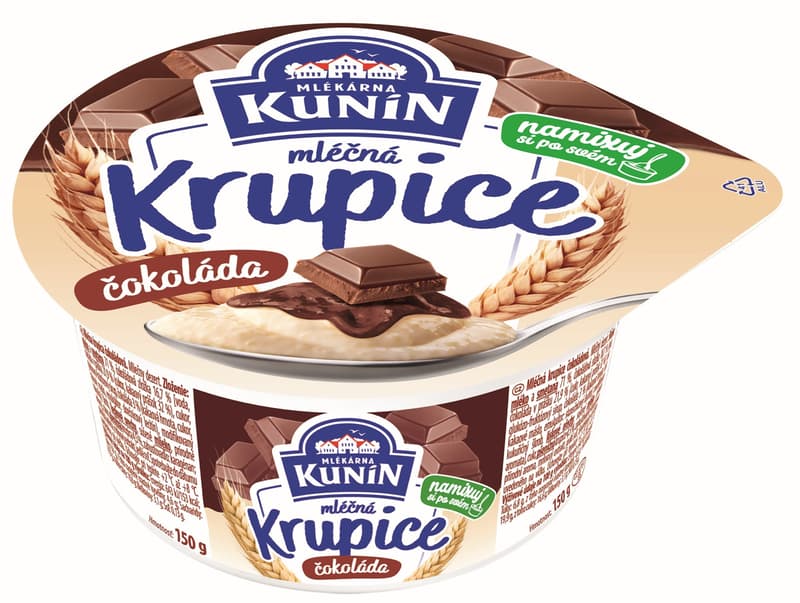 Mlékárna Kunín Milk chocolate semolina