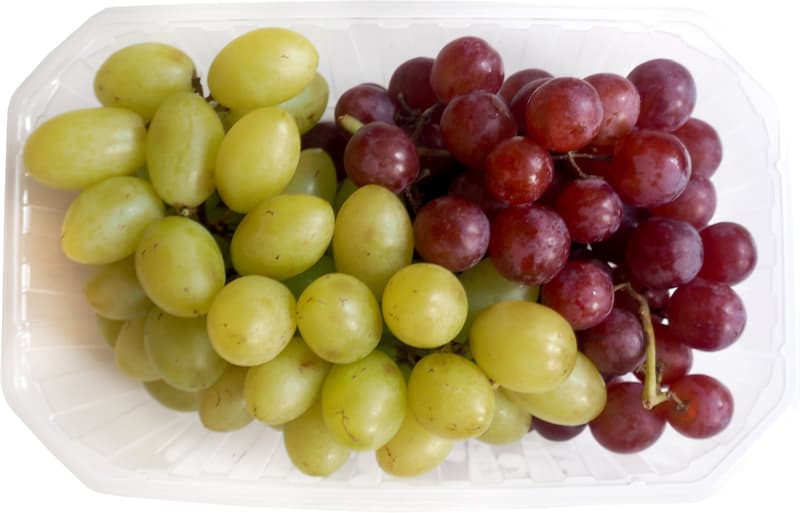 Grapes seedless mix, tray