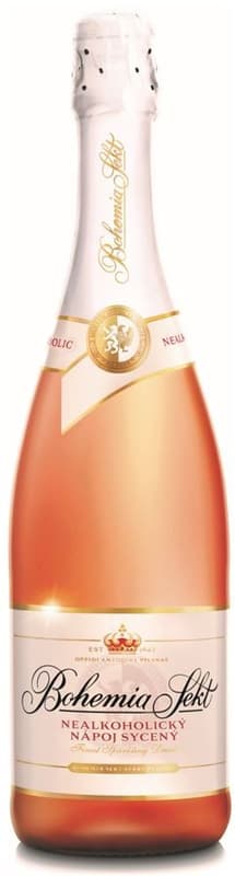 Bohemia Sekt rose nealkoholický nápoj