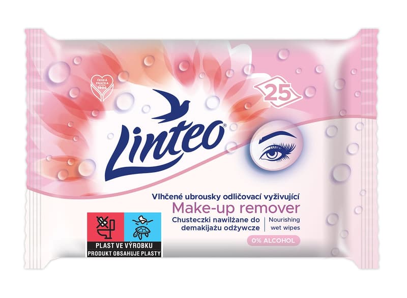 Linteo Moisturizing cleansing wipes, nourishing