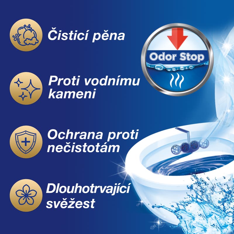 Bref Color Aktiv Ocean WC blok