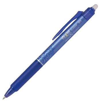 Pilot Roller FriXion Clicker Blue Gel Rewritable Pen