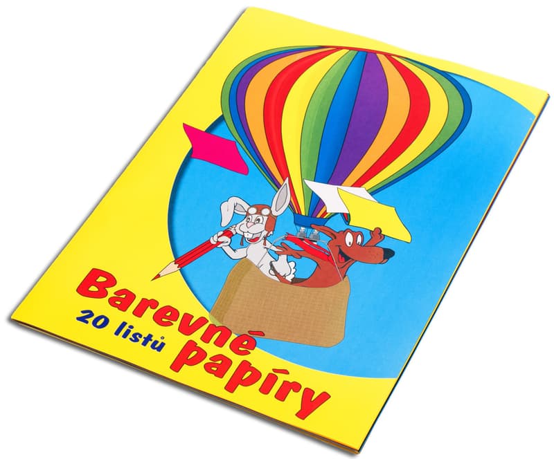 Barevné papíry A4