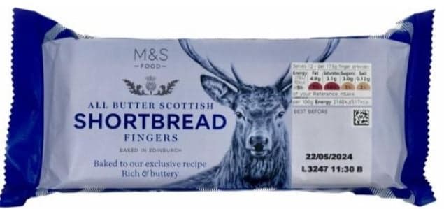 Marks & Spencer Scottish butter biscuits