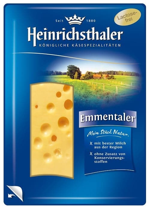 Heinrichsthaler Emmental 45% slices