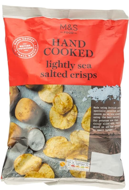 Marks & Spencer Brambůrky s mořskou solí ručně dělané
