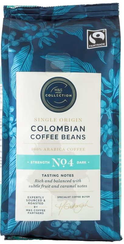 Marks & Spencer Medium roasted Colombian coffee (100% Arabica) beans