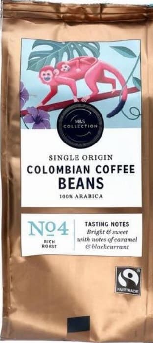Marks & Spencer Medium roasted Colombian coffee (100% Arabica) beans